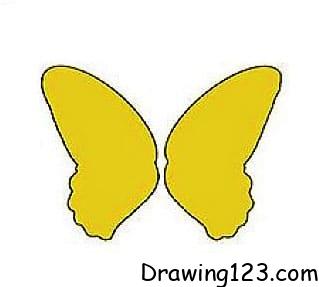 Butterfly Drawing Idea 11 piirustus