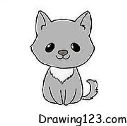 Cat Drawing Idea 15 piirustus