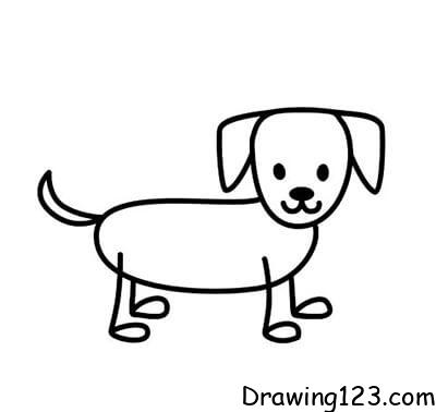 Dog Drawing Idea 23 piirustus