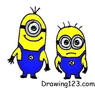 Minion Drawing Idea 13 piirustus