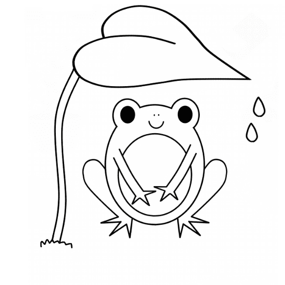 Frog-drawing-step-11 piirustus