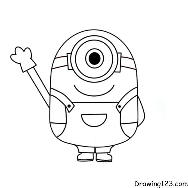 minion-drawing-step-10 piirustus