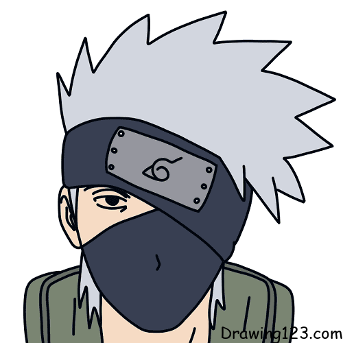 hatake-kakashi-drawing-step-9 piirustus