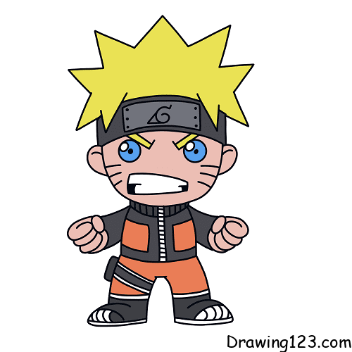 naruto-drawing-step-16 piirustus