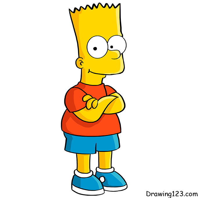 Bart Simpson piirustus