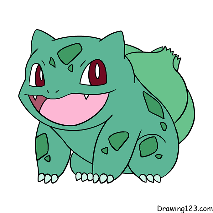 Pokemon Bulbasaur piirustus