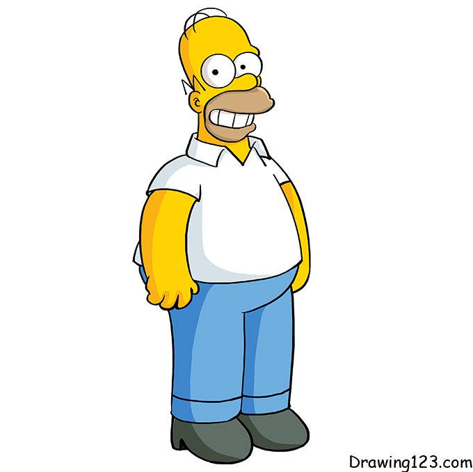 Homer Simpson piirustus