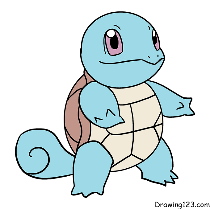 Pokemon Squirtle piirustus