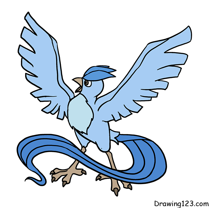 Pokemon Articuno piirustus