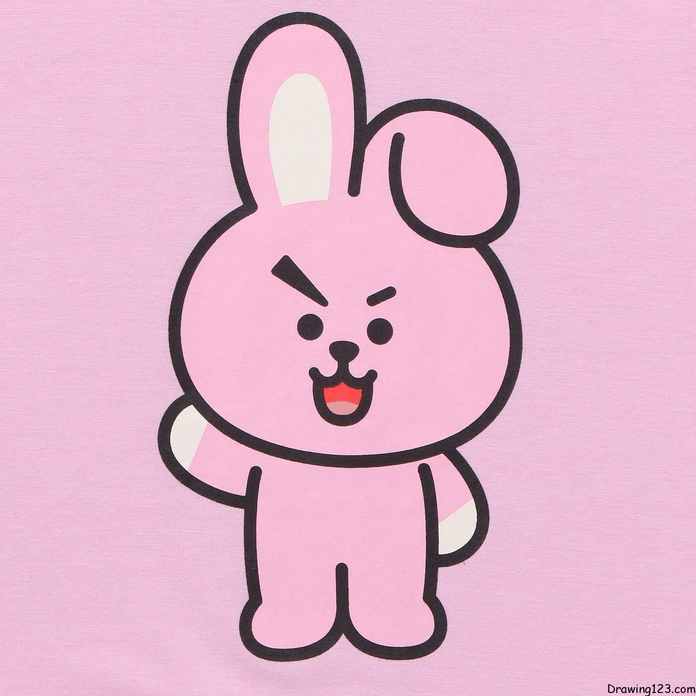 bt21-cooky-drawng-step-8 piirustus