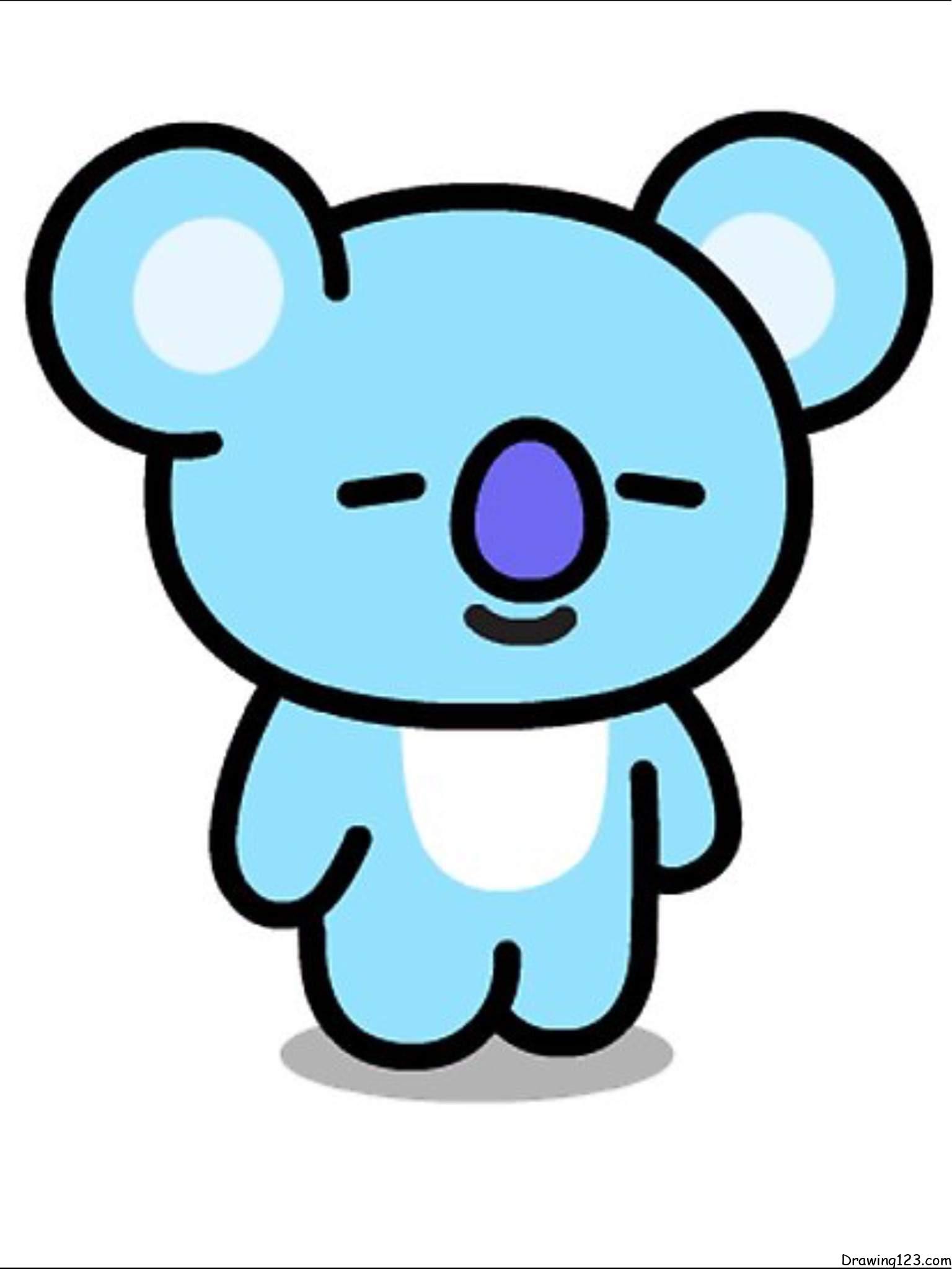 bt21-koya-drawng-step-8 piirustus