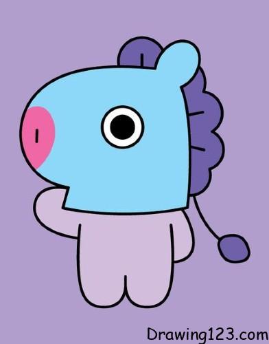 bt21-mang-drawng-step-7 piirustus