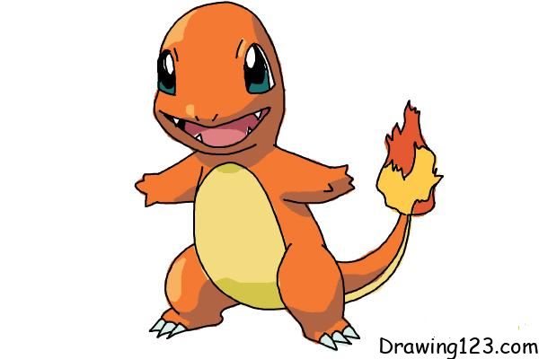 Pokemon Charmander piirustus