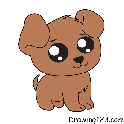 dog-drawing-step-7-1 piirustus