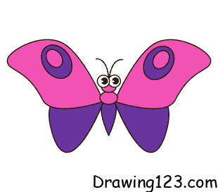 drawing-Butterfly-step-6 piirustus