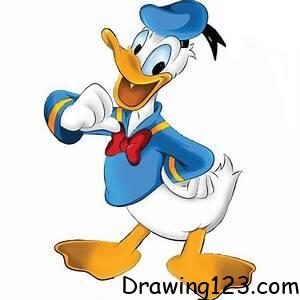 Donald-Duck-drawing-step-11 piirustus