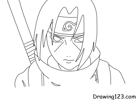 Uchiha Itachi piirustus