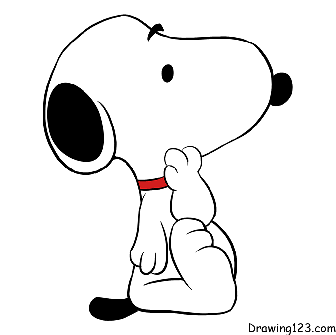 Snoopy piirustus