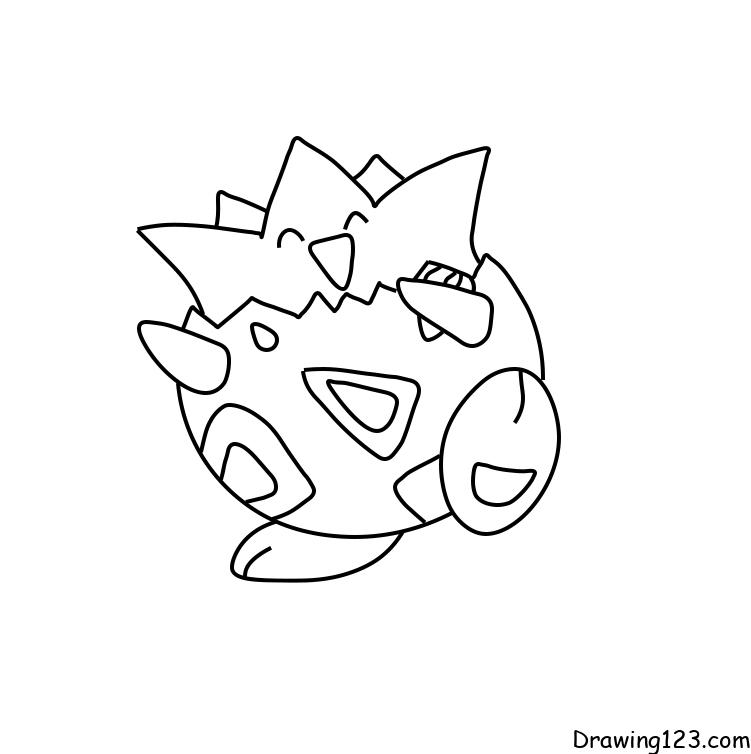 Pokemon Togepi piirustus