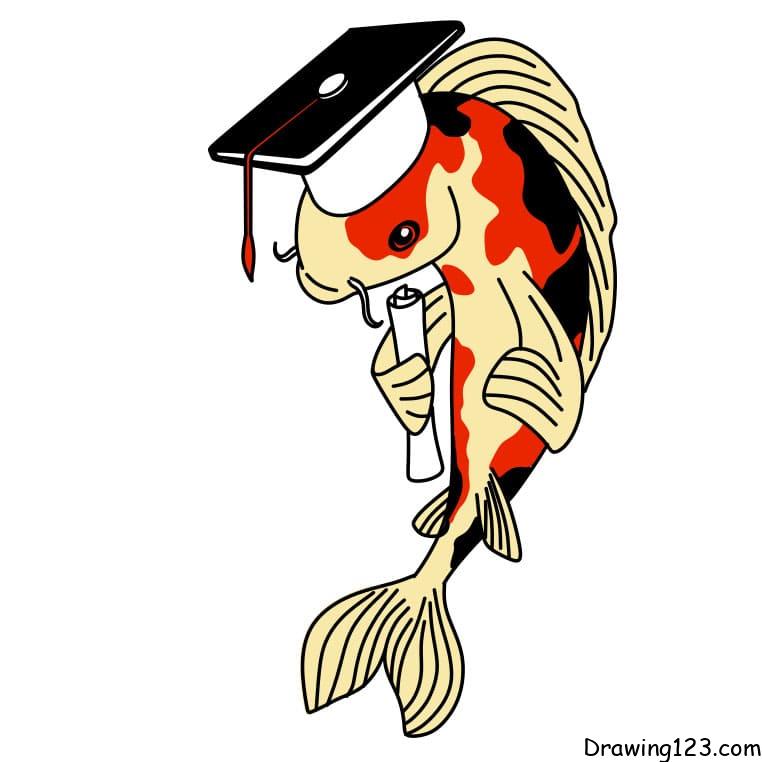 drawing-Koi-fish-step-15-1 piirustus