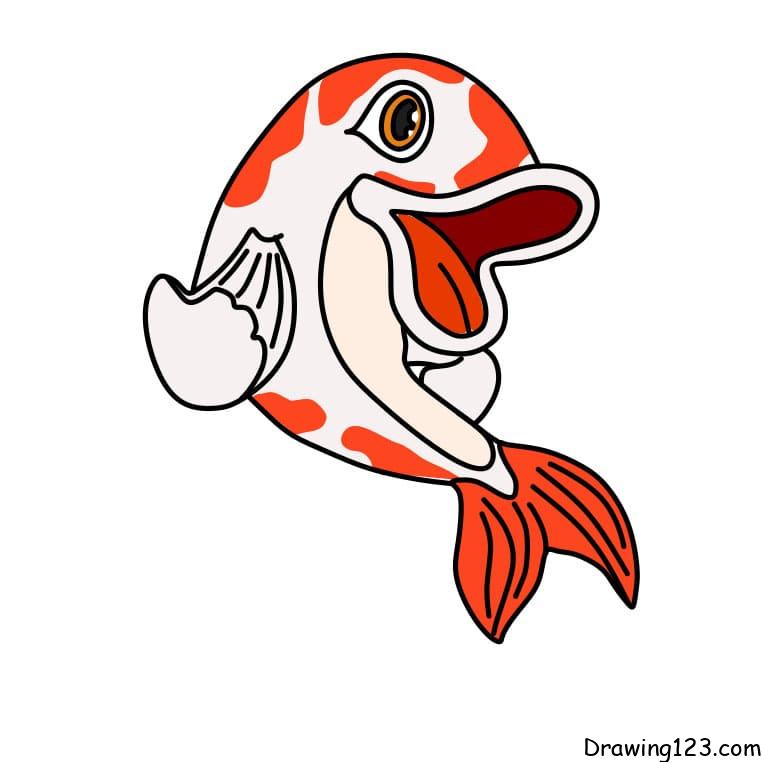 drawing-Koi-fish-step-7-2 piirustus