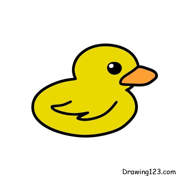 drawing-duck-step-5-1 piirustus