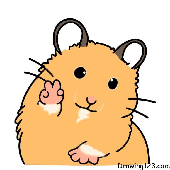 drawing-hamster-mouse-step7-1 piirustus