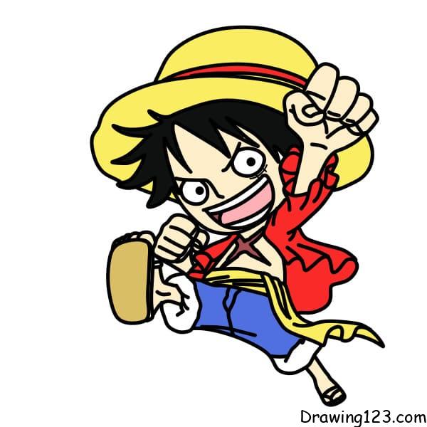 drawing-luffy-step-13-1 piirustus