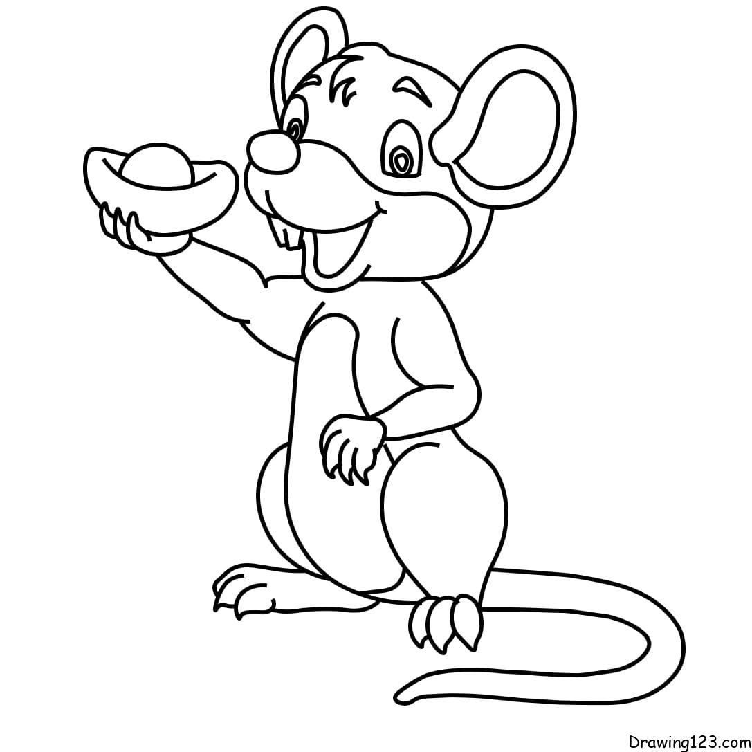 drawing-mouse-step-12 piirustus