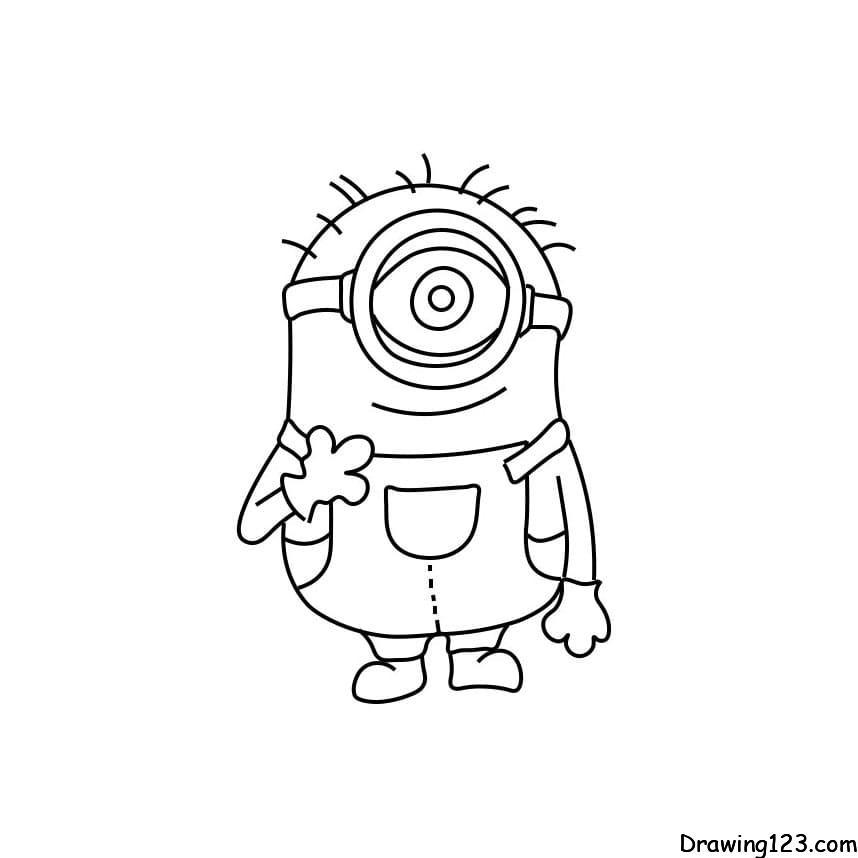 minion-drawing-step-6-2 piirustus