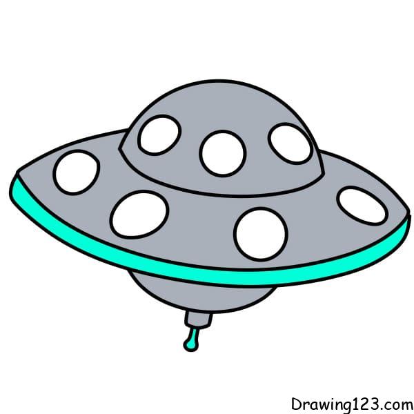 Drawing-UFO-buoc-8 piirustus