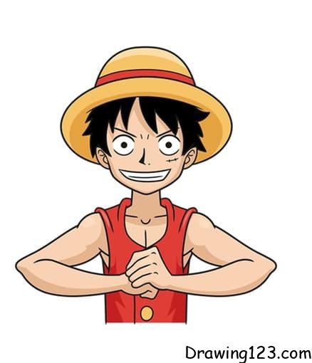 Luffy Drawing Idea 14 piirustus