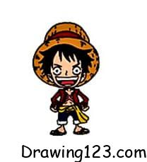 Luffy Drawing Idea 15 piirustus