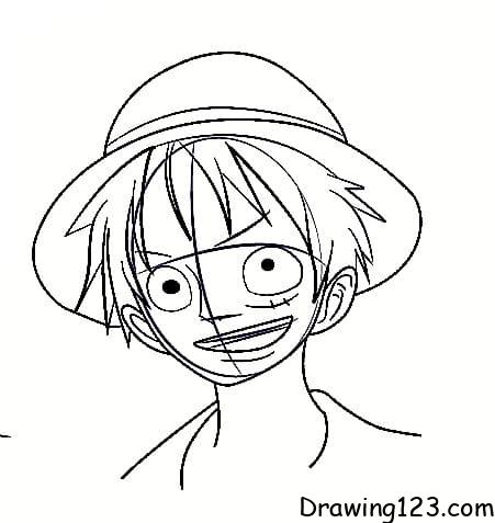 Luffy Drawing Idea 19 piirustus