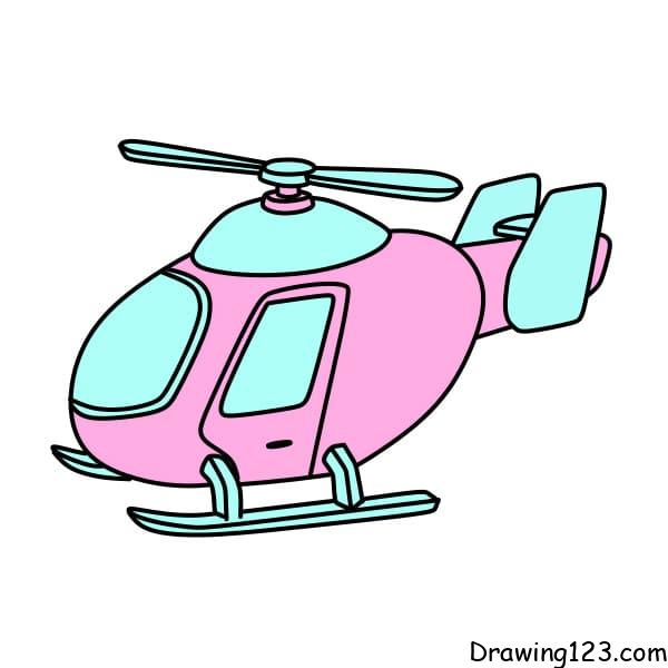 drawing-an-airplane-step-11 piirustus