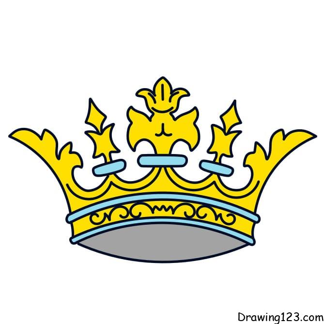 drawing-crown-step-12-2 piirustus