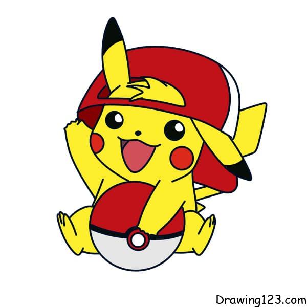 drawing-pikachu-step-11 piirustus