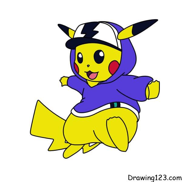 drawing-pikachu-step-12 piirustus