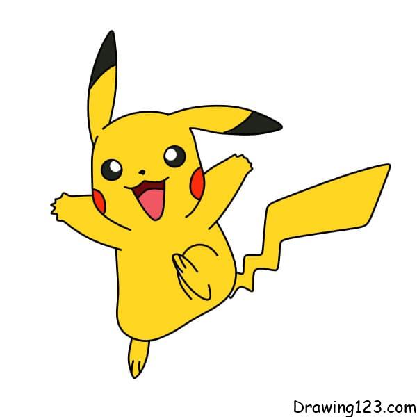 drawing-pikachu-step-8-4 piirustus