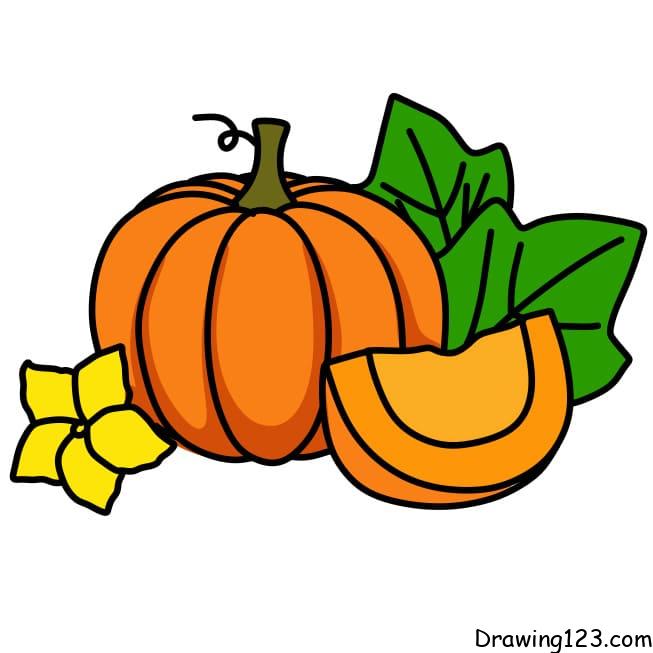 drawing-pumpkin-step10-3 piirustus