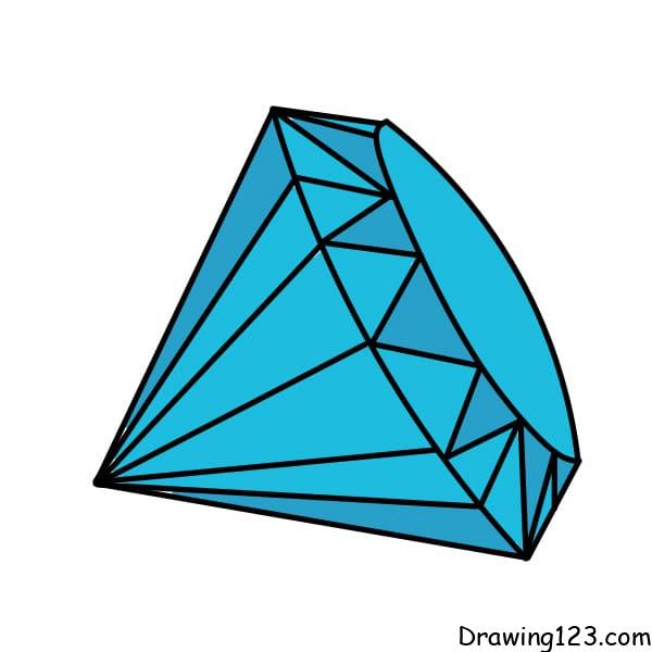 Draw-a-diamond-Step4-4 piirustus