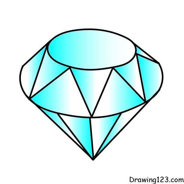 Draw-a-diamond-Step6-3 piirustus