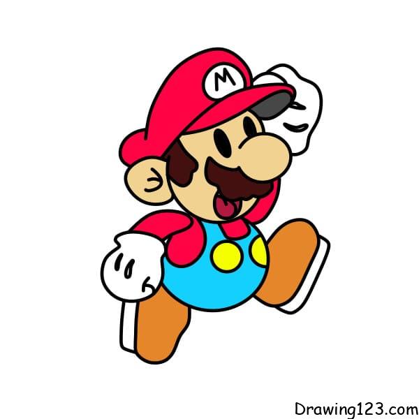 Drawing-Mario-Step-10-1 piirustus