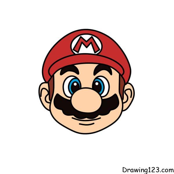 Drawing-Mario-Step-9-1 piirustus