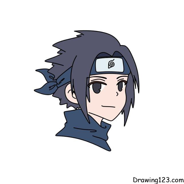 Drawing-Sasuke-Step-10-1 piirustus