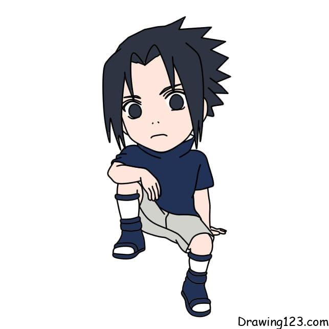 Drawing-Sasuke-Step-12-1 piirustus