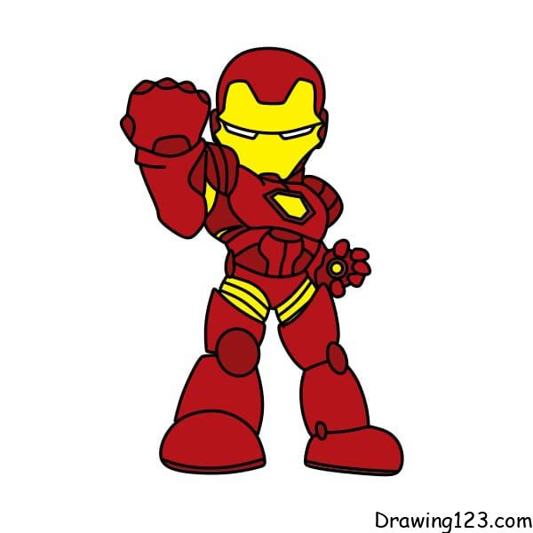 drawing-Iron-Man-step-18-2 piirustus