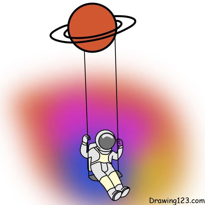 drawing-astronaut-step-13-4 piirustus