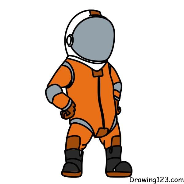 drawing-astronaut-step-15 piirustus