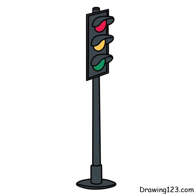 drawing-traffic-light-step-6-1 piirustus